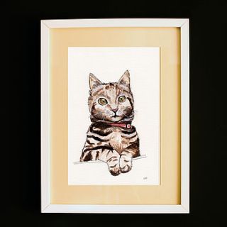 custom pet illustrations by rebecca kiff