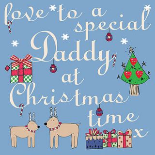 daddy or granddad christmas card by laura sherratt designs