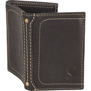 Carhartt Pebble Trifold Wallet, Black, Model# 61-2200-30  Wallets
