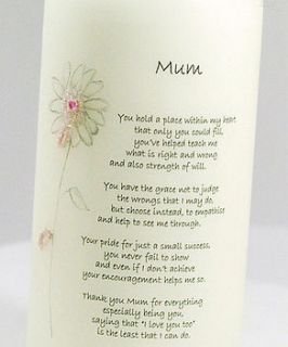 personalised gift for a special mum by a touch of verse