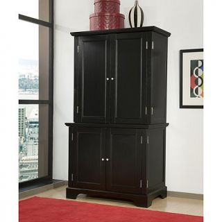 Home Styles Bedford Computer Cabinet, Hutch   Ebony