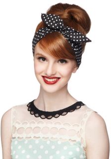 Through the Wire Headband in Spots  Mod Retro Vintage Hair Accessories