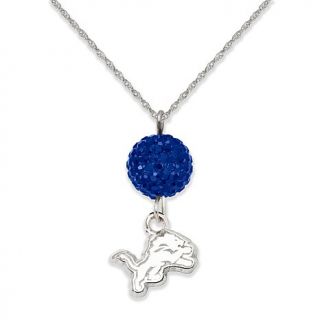 NFL Ladies' Crystal Ovation Sterling Silver 18" Chain Necklace by Logo Art   Ja