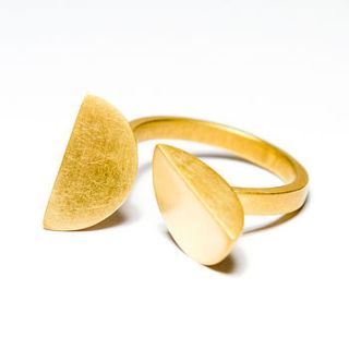 gold vermeil bella ring by sarah straussberg
