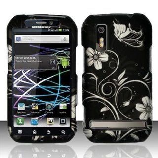 For Sprint Motorola Photon 4g Mb855 Accessory   Black Vine Design Hard Case Proctor Cover Cell Phones & Accessories
