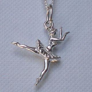 ballerina pendant necklace by lullaby blue
