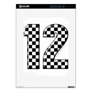 race number 12 skin for the iPad 2