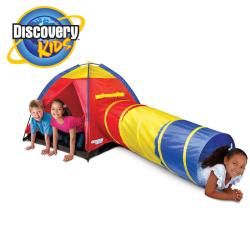 Discovery Kids Adventure 2 piece Portable Backyard Play Tent with Tube Discovery Kids Playhouses & Play Tents