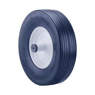 Marathon Tires Flat-Free Wide Wheelbarrow Tire — 5/8in. Bore, 4.80/4.00-8in.  Flat Free Wheelbarrow Wheels
