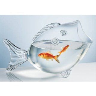 CLEAR FISH BOWL   CLEAR FISH SHAPED BOWL Kitchen & Dining