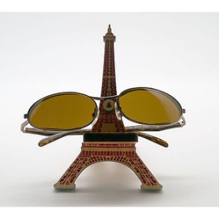 eiffel tower wooden glasses holder by toothpic nations