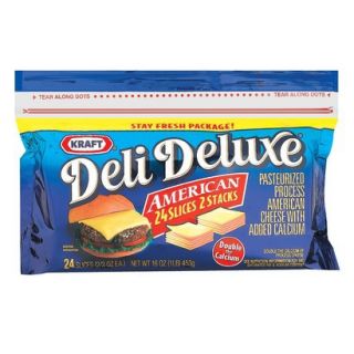 Kraft Deli Deluxe American Cheese Slices 16 oz 2