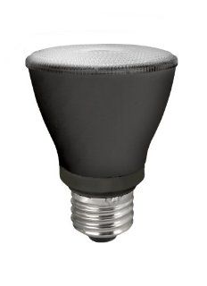 TCP LED9E26P2030KFLBUS 9 watt Black PAR20 3000 Kelvin Floodlight   Led Household Light Bulbs  