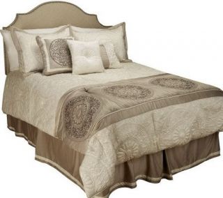 HomeReflections Pollazo 7 piece Quilted Comforter & Pillow Set 