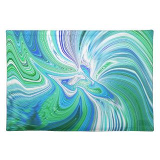 Sky Angel Abstract Digital ART Placemats