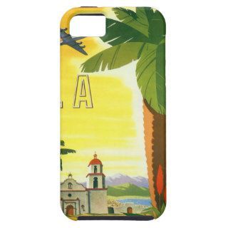 Vintage Travel Poster, Los Angeles, California iPhone 5 Covers