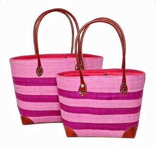 raffia basket by bella bazaar