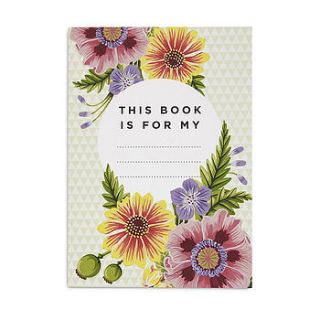 blooms design notebook by charlotte day