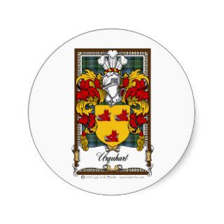 Urquhart Family Crest Stickers