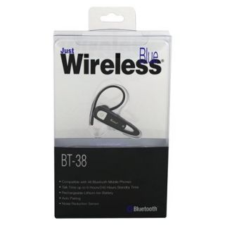 Just Wireless BT 38 Bluetooth Headset   Black
