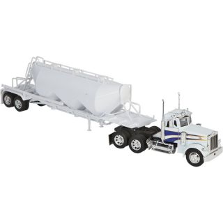 New Ray Die-Cast Truck Replica — Peterbilt Pneumatic Dry Bulk Trailer, 132 Scale, Model# 13863  Peterbilt Collectibles