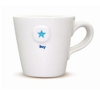 new baby star or heart mug by lily and lime