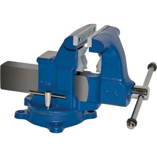 Yost Medium-Duty Tradesman Combination Pipe and Bench Vise — Swivel Base, 6 1/2in. Jaw Width, Model# 65C  Bench Vises