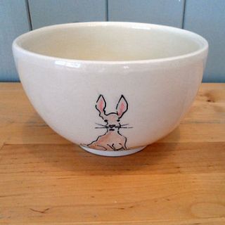 hand painted ceramic bowl by fired arts and crafts