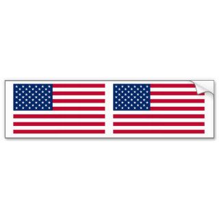 United States of America Flag Bumper Stickers