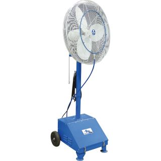Schaefer VersaFog High-Pressure Misting Fan — 24in., 8000 CFM, .75 GPM, 3/4 HP, Model# VF24  Evaporative Misting Fans