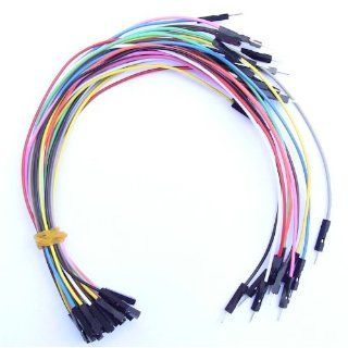 QTY30 Solderless Dupont Jumper Wire AWG 24 Male/Female for PIC/Arduino Protyping Electronic Component Interconnects