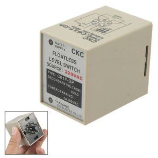 AC220V C61F GP Liquid Floatless Level Switch Controller   Electrical Outlet Switches  