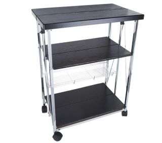 Foldable 4 Tier Kitchen/ Entertainment Cart and Server —