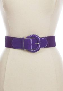 Purple icous Stretch Belt  Mod Retro Vintage Belts