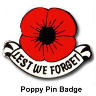 Lest We Forget Poppy Pin Badge Toys & Games