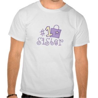 #1 sister tee shirts
