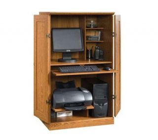 Sauder Orchard Hills Collection Computer Armoire —