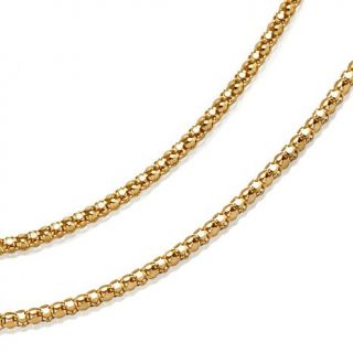 Technibond® Set of 2 Diamond Cut Popcorn Chains