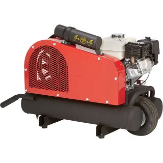 NorthStar® Gas-Powered Air Compressor — Honda GX160 OHV Engine, 8-Gallon Twin Tank, 13.7 CFM @ 90 PSI  Gas Powered Air Compressors