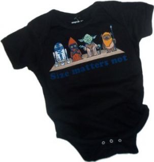 "Size Matters Not"    Star Wars Infant One Piece Snapsuit, 18 Months Sleepwear Clothing