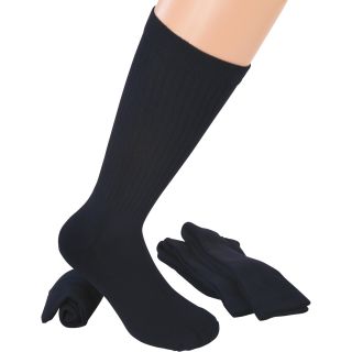 Gravel Gear Cotton Crew Socks — Navy, Three Pair  Socks