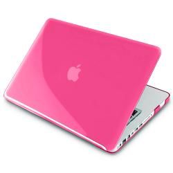 BasAcc Clear Pink Snap on Case for Apple MacBook Pro 13 inch BasAcc Laptop Accessories