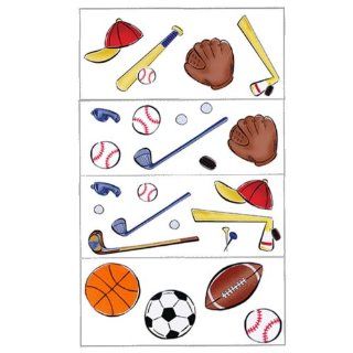 Borders Unlimited Lets Play Ball Appliques   20 Stickers Toys & Games