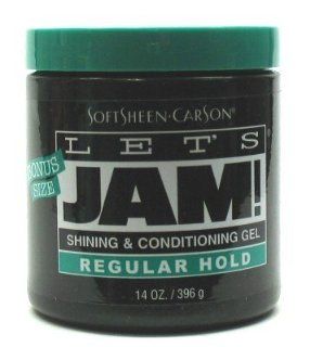 Let's Jam Shine & Conditioning Gel 14 oz. (Case of 6) Health & Personal Care