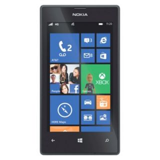 AT&T Nokia Lumia 520 Pre Paid Cell Phone   Black
