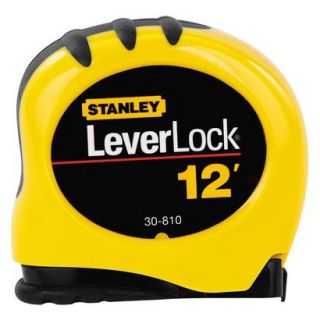 Stanley LeverLock Tape Measure 12