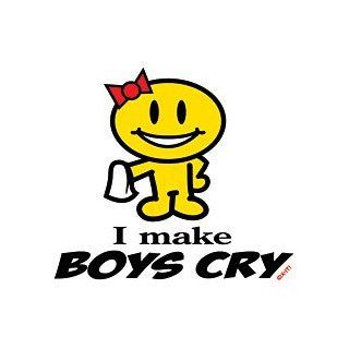 I Make Boys Cry, Girls T shirt Clothing
