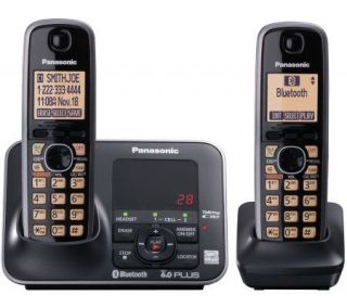 Link to Cell KXTG7622B Bluetooth Convergence Phone w/2Handsets —