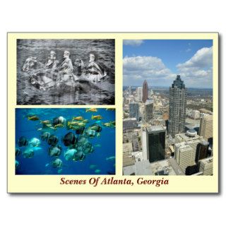 Scenes of Atlanta, Georgia Postcards