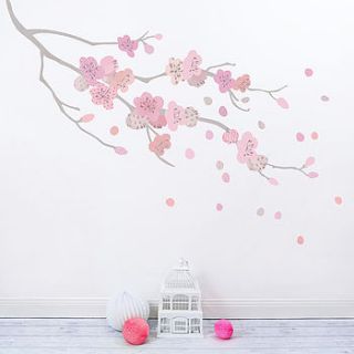 cherry blossom branch wall sticker by koko kids